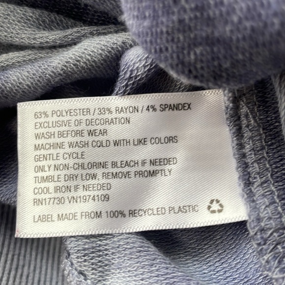 Knox Rose blue tie-dye sweatshirt and sweats outfit EUC - Picture 13 of 13